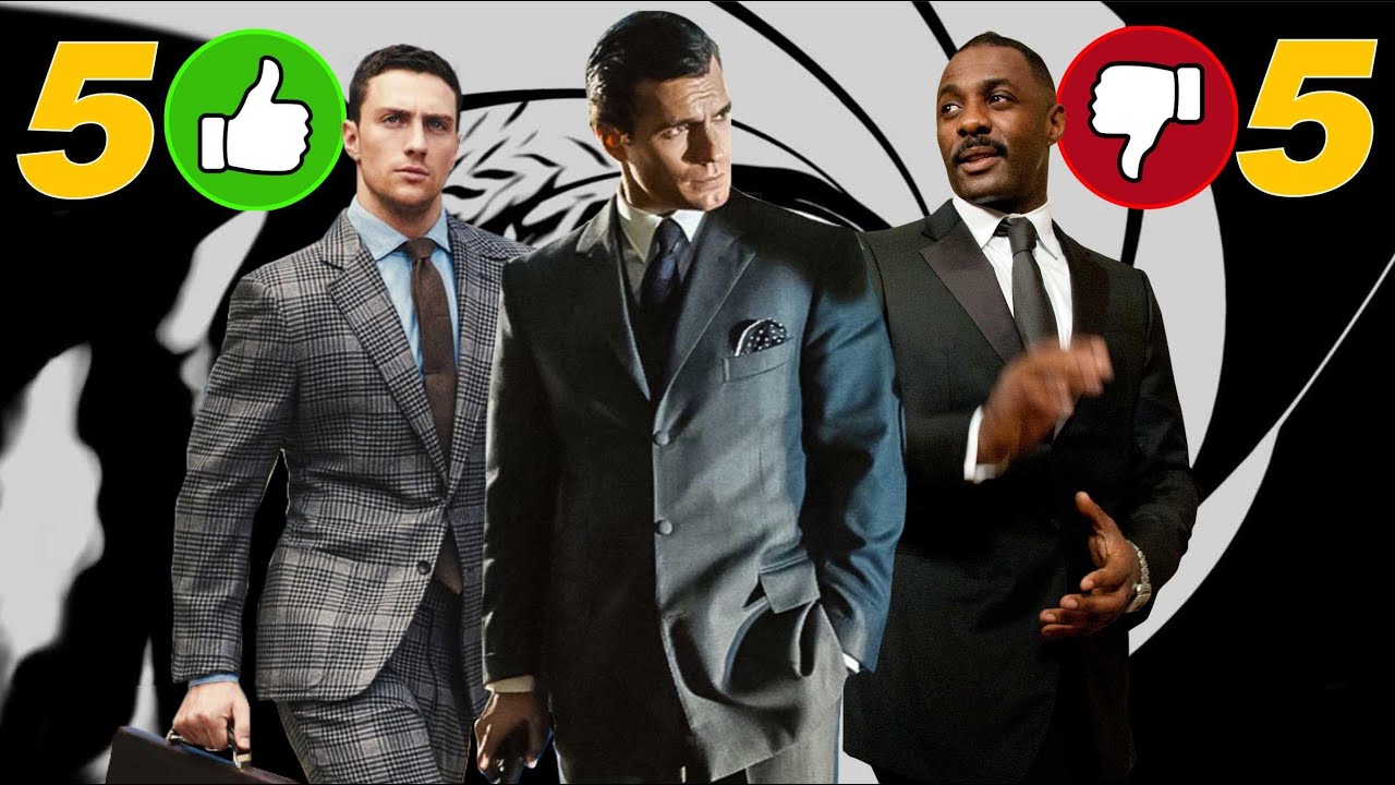 5 Actors who should be James Bond and 5 who shouldn't