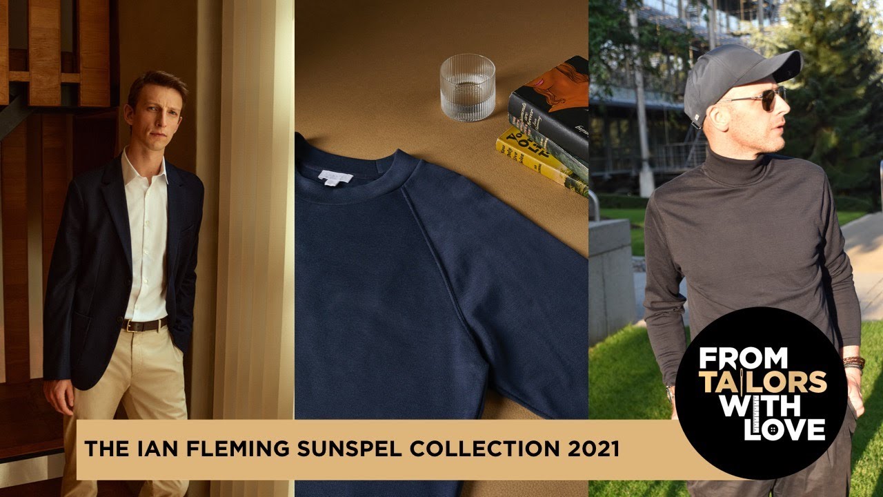Ian Fleming Clothing the Sunspel Sea Island Cotton Collection 2021