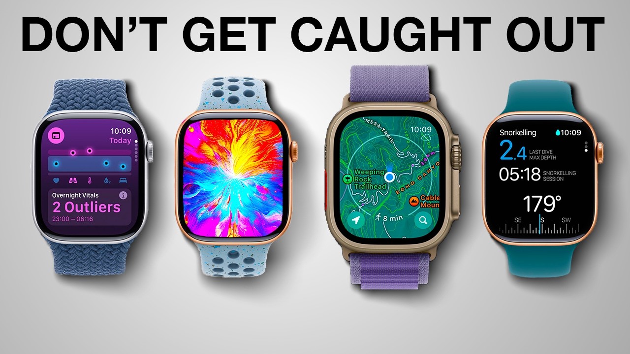 Which Apple Watch is Right for YOU in 2025? (ULTIMATE Apple Watch Comparison)