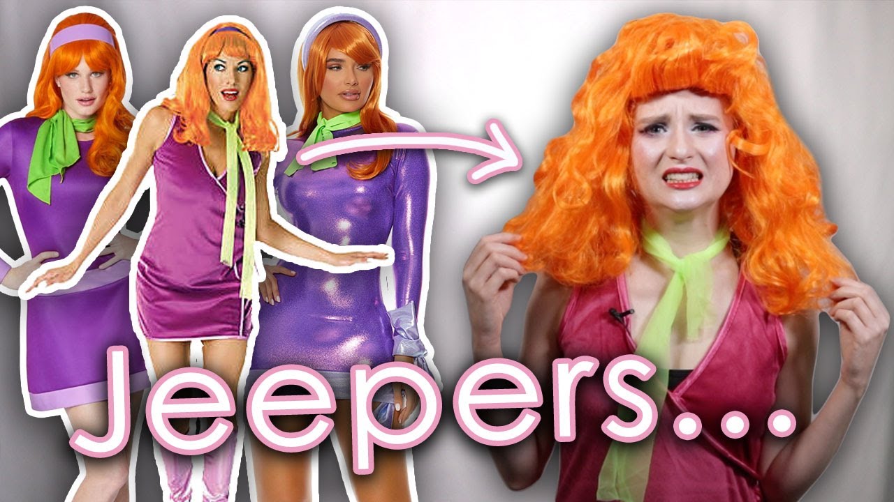 Trying on Daphne Halloween Costumes | AnyaPanda