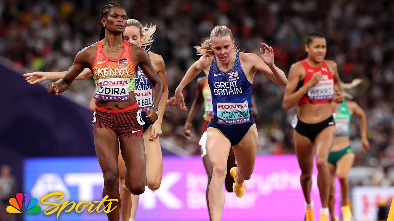 Championship record SHOCKS 800m fave Hodgkinson in speedy women's final in Tokyo | NBC Sports