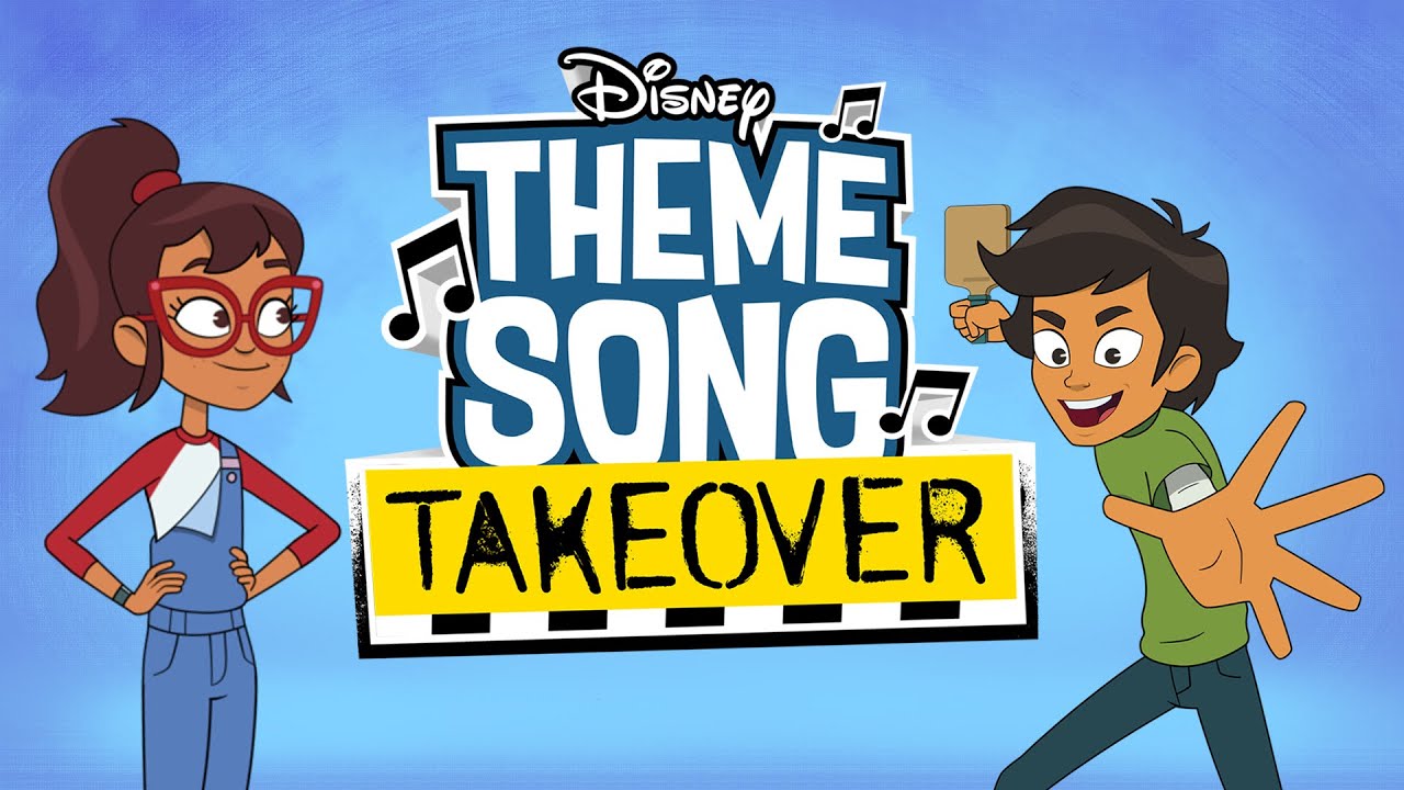 Scott's Theme Song Takeover 🎶 | Hailey's On It! | @disneychannelanimation