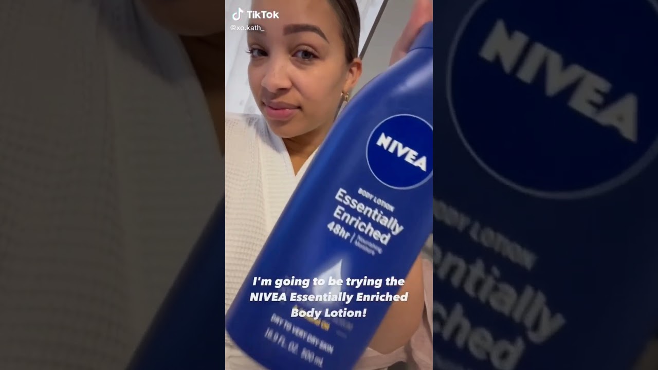 *Must Have* Nivea Essentially Enriched Body Lotion with deep moisture #shorts #niveabodylotion