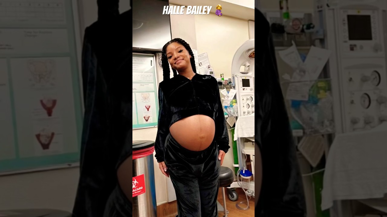 Halle Bailey’s Hidden Pregnancy 🤰#hallebailey #baby #thelittlemermaid #ddg