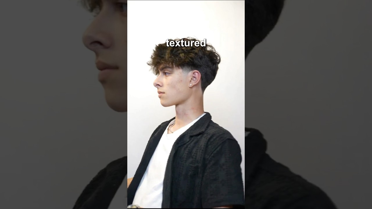 Textured fringe hair tutorial 😱