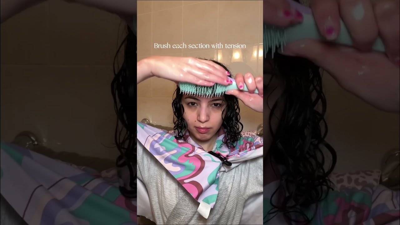 How I style my curly bangs ➿