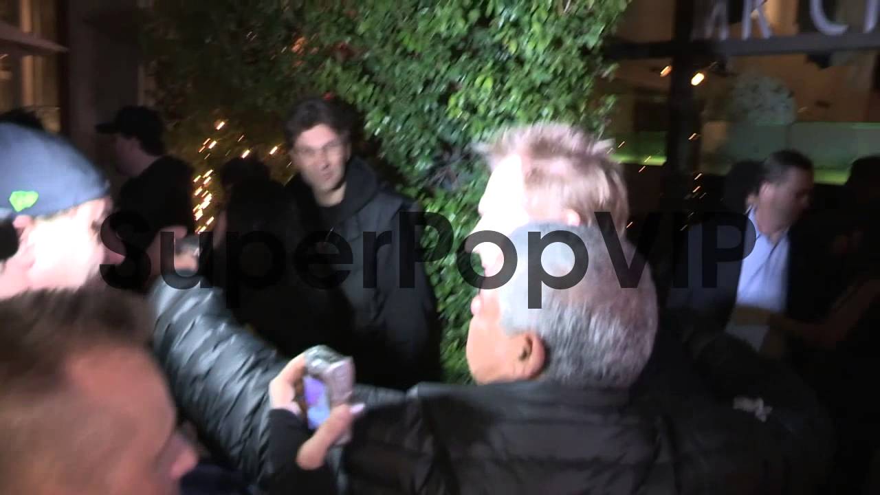 Julian Sands and Eugenia Citkowitz at Mr. Chow in Beverly...