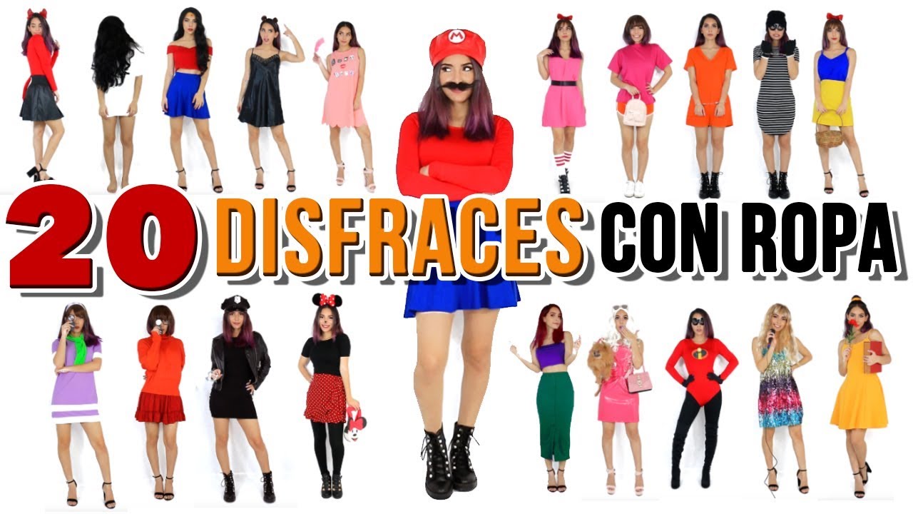 20 DISFRACES PARA HALLOWEEN CON ROPA BARATA *Último minuto* ♥ Jimena Aguilar