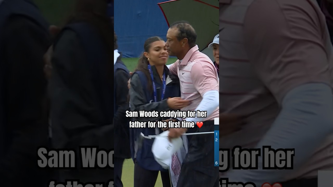 A special day for Tiger Woods and his daughter Sam 🥰