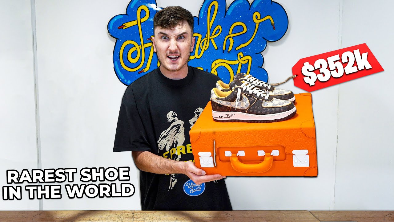 Unboxing The $352,000 Virgil Abloh Louis Vuitton Air Force 1...
