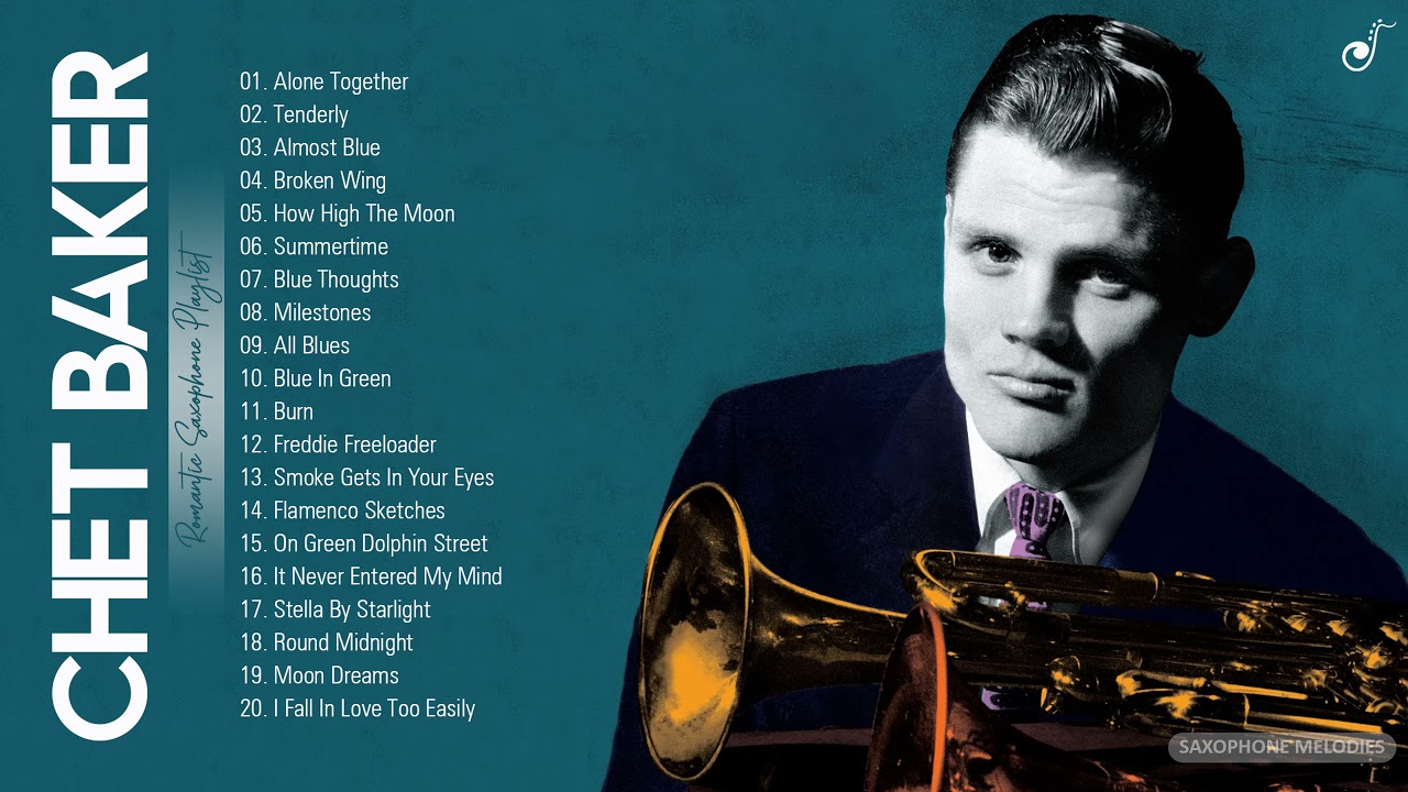 Chet Baker Greatest Hits Of All Time - Chet Baker Best Instrumental Saxophone Songs