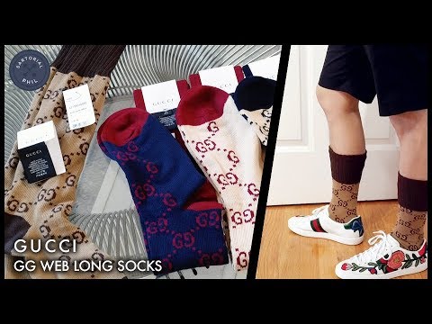 Gucci GG Web Long Socks: Detailed review & try-on