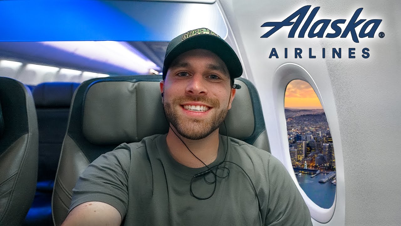 First Class To San Francisco On Alaska Airlines: Insane New Food Menu & Checkin Into Our Hotel