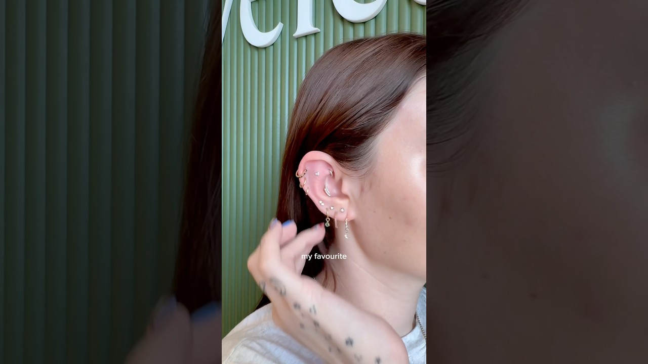 Getting my ears curated!!! ⭐️✨ #earcuration #earpiercing #covetear #earrings #earstyling #brisbane