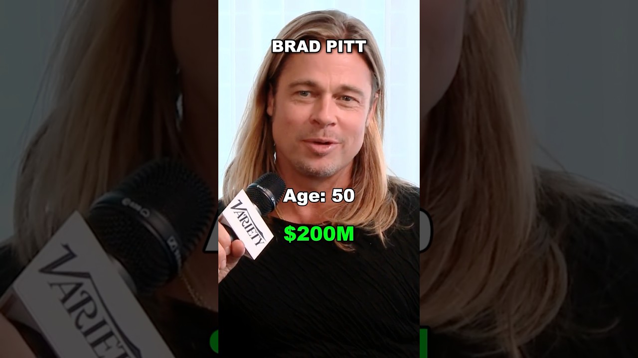 The INSANE networth of BRAD PITT 💰💰 #networth #celebrity #bradpitt