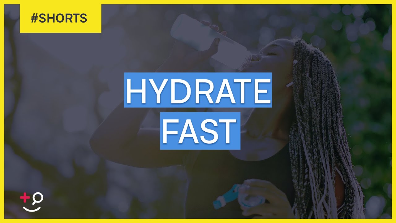 How to hydrate fast! 💧 #Shorts