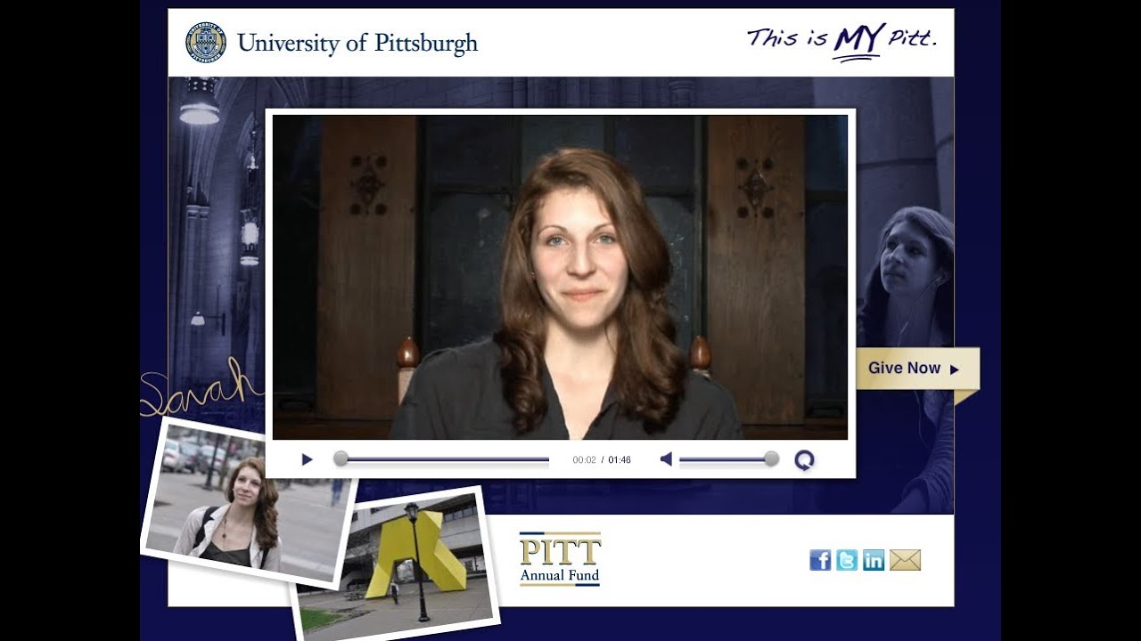 My Pitt, Your Pitt, Our Pitt - Sarah