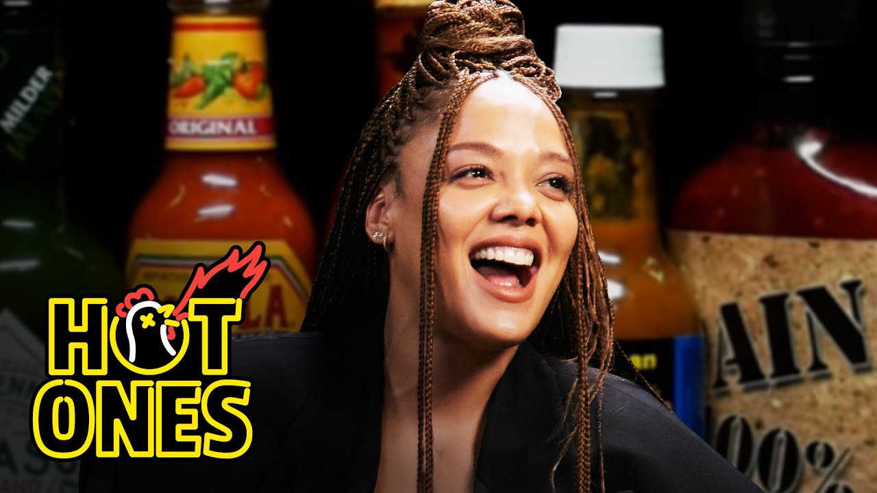 Tessa Thompson Feels Alive While Eating Spicy Wings | Hot Ones