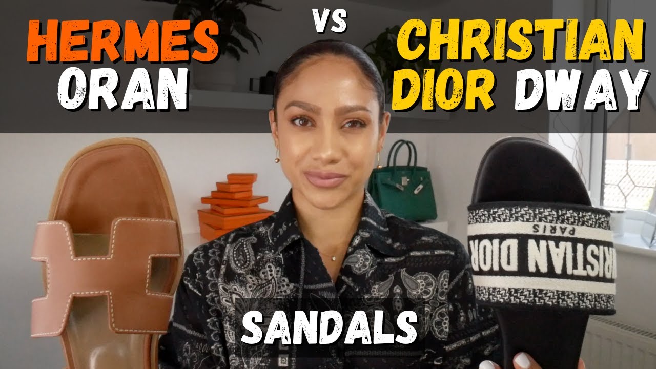Hermes Oran Sandals VS Christian Dior Dway Slides *WATCH BEFORE YOU BUY* | Tiana Peri