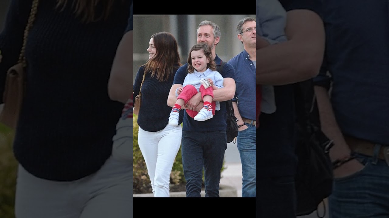 Anne Hathaway and Adam Shulman have a beautiful family with two children #celebrityfamily #family
