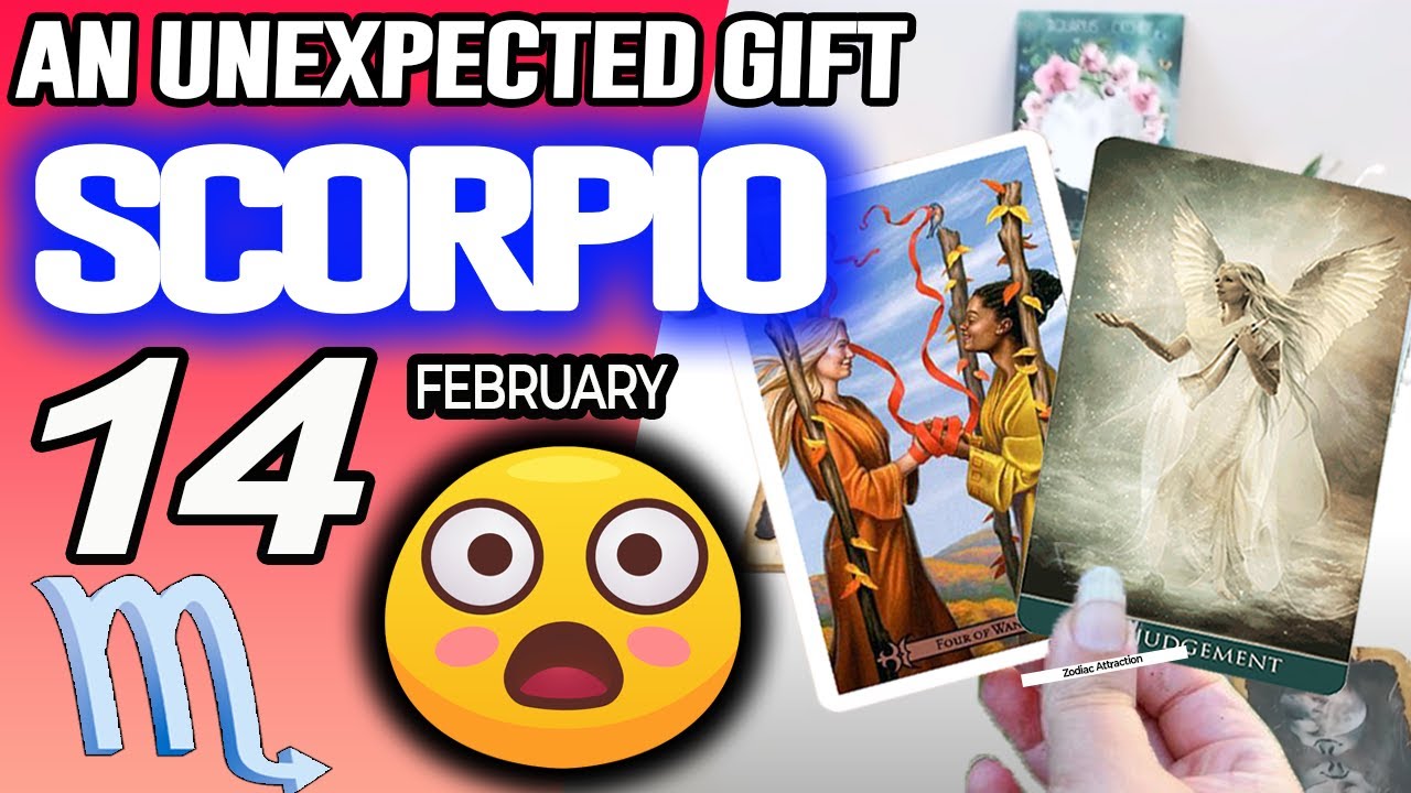Scorpio ♏ AN UNEXPECTED GIFT 😍 Horoscope for Today February 14 2025 ♏ Scorpio tarot February 14 2025