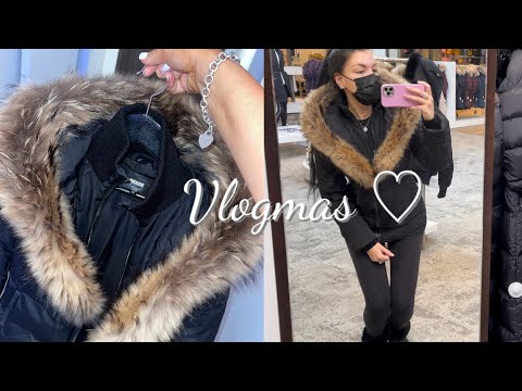 VLOGMAS ❄️🎅🏻 MY NEW LUXURY WINTER JACKET 🤍 MACKAGE ADALI REVIEW + TRY ON
