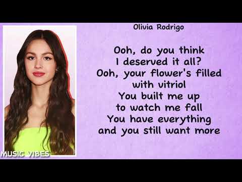 Olivia Rodrigo-the grudge (Lyrics)