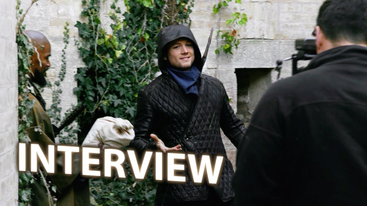 Jamie Foxx & Taron Egerton Behind the Scenes Interview | Robin Hood (2018 Movie) [HD]