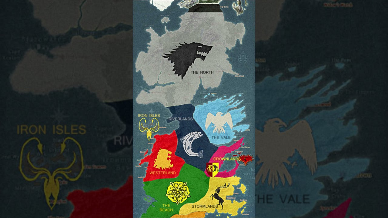How big is Westeros? #gameofthrones #asongoficeandfire #houseofthedragon #westeros
