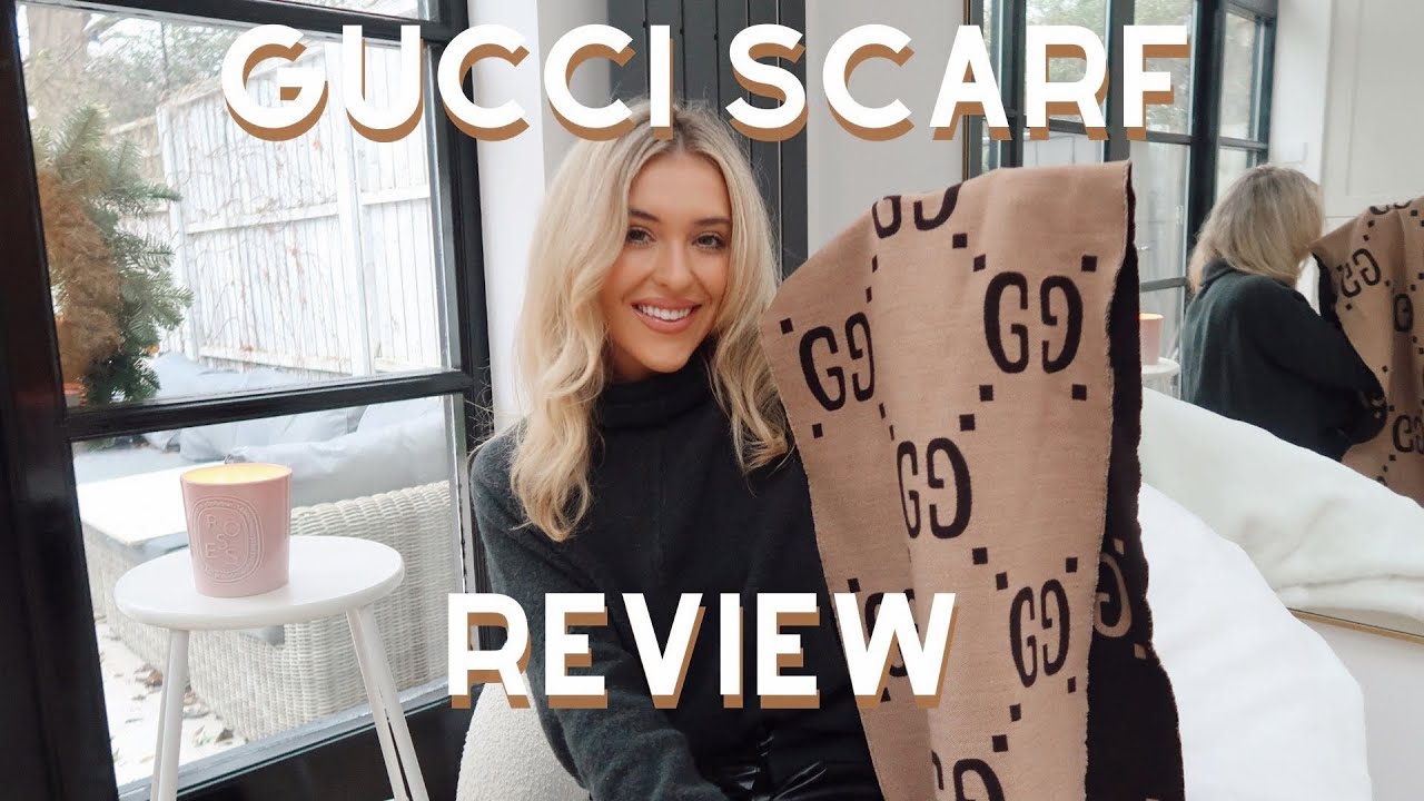 Luxury Scarf Review! Gucci Jacquard Wool Scarf v Burberry Scarf Review