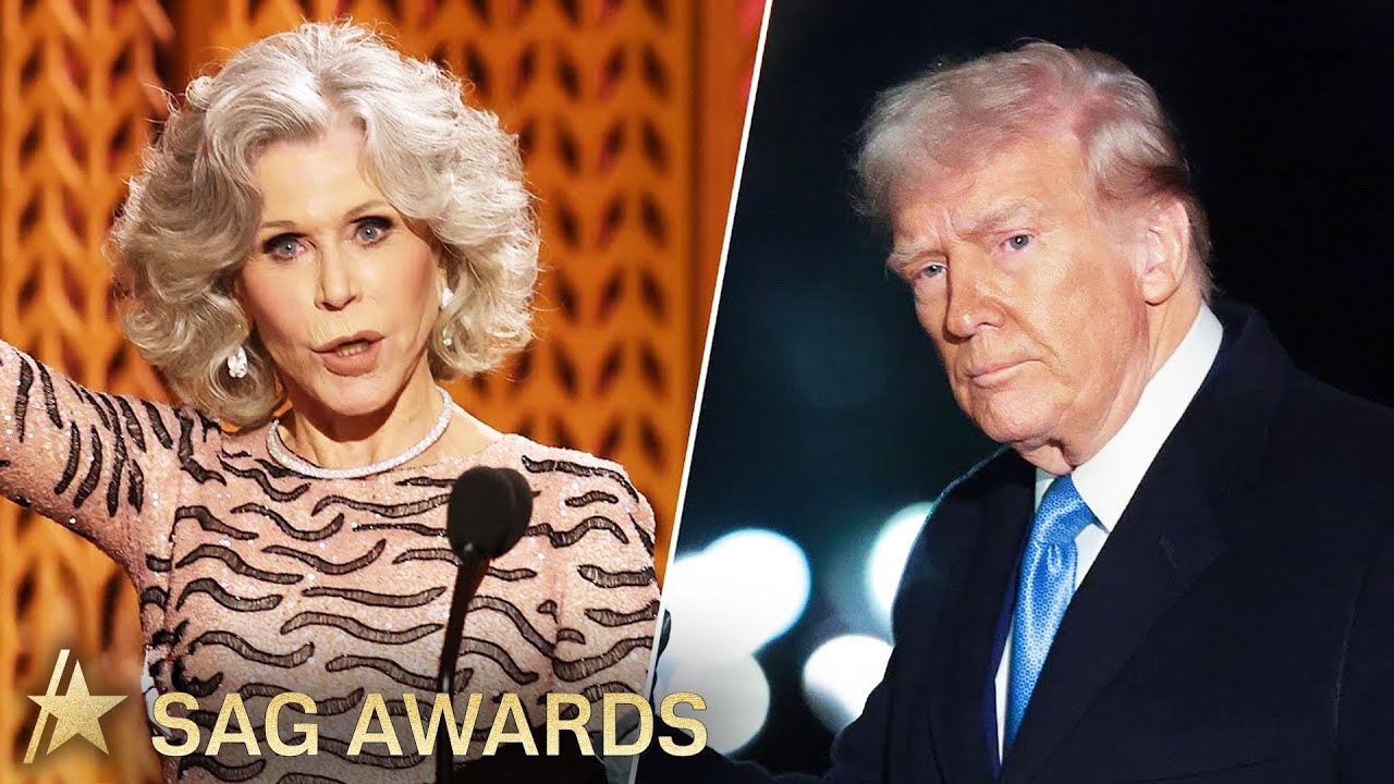 Jane Fonda Calls Out Donald Trump In Passionate SAG Awards Speech