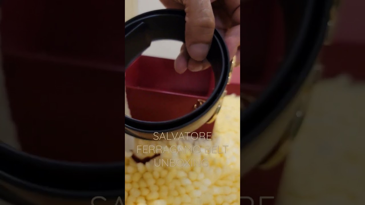 SALVATORE FERRAGAMO BELT UNBOXING: @nyfashion101 | GANCINI GOLD TONED