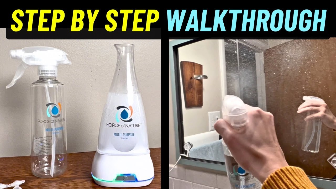 Force of Nature Cleaner - DEMO & Full Review! How to Use the Cleaner!