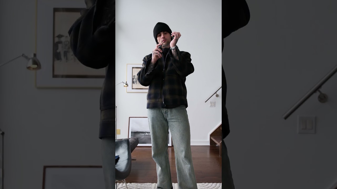 Fall outfit idea styling my new madewell jacket #mensfashion #2024pickups