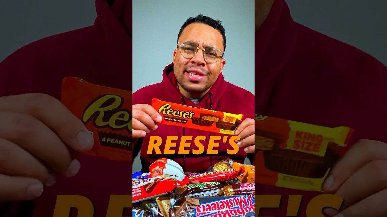 RANKED REESES A WHAT?! 🥜 #repost #chocolate #foodreview #candyreview #shorts