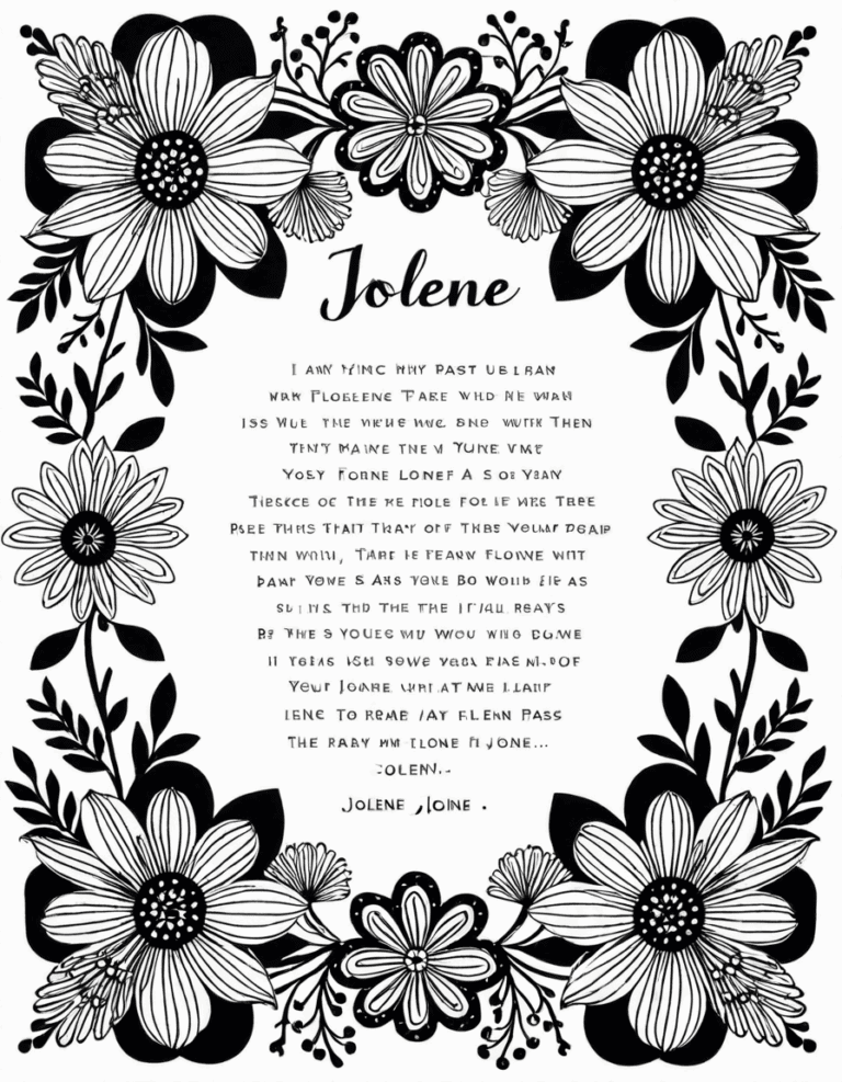 jolene lyrics