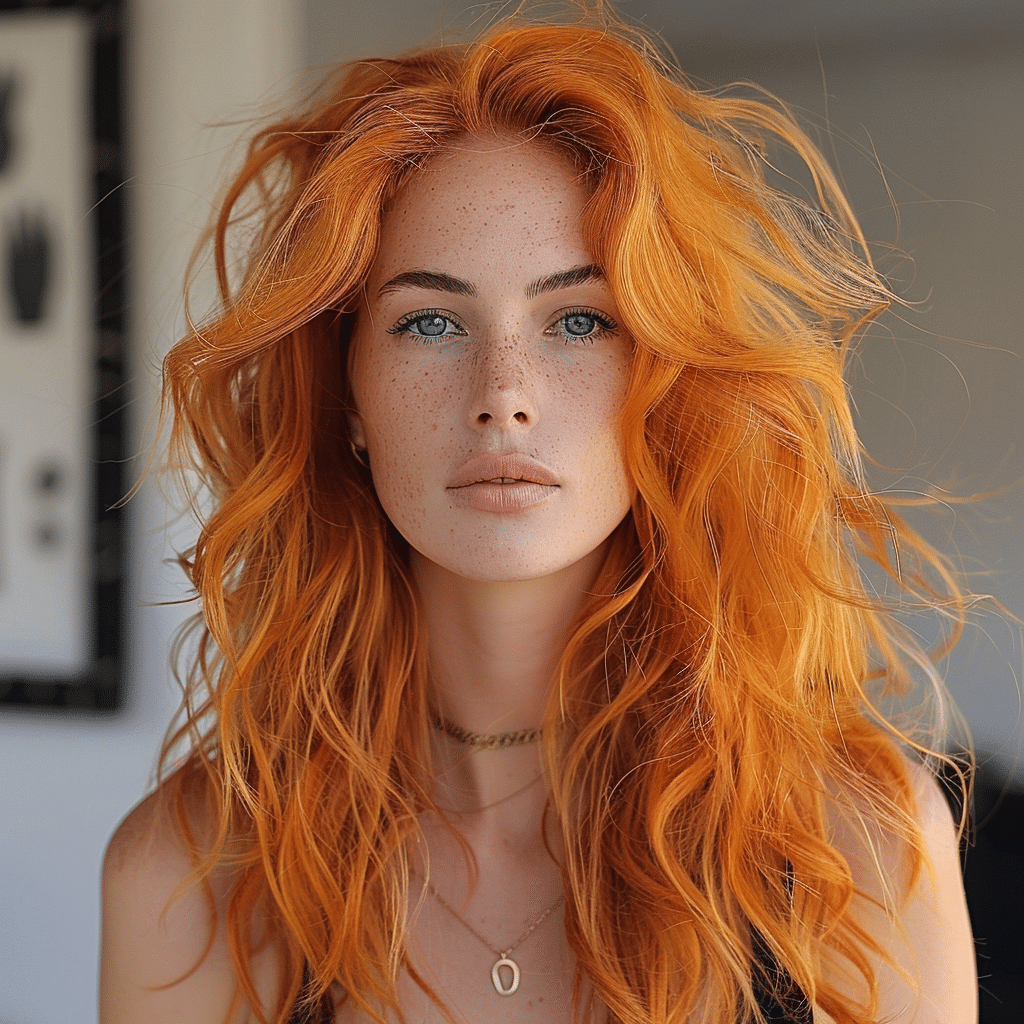orange hair