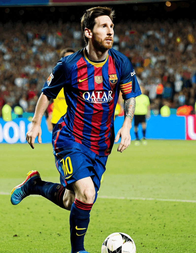 how old is messi