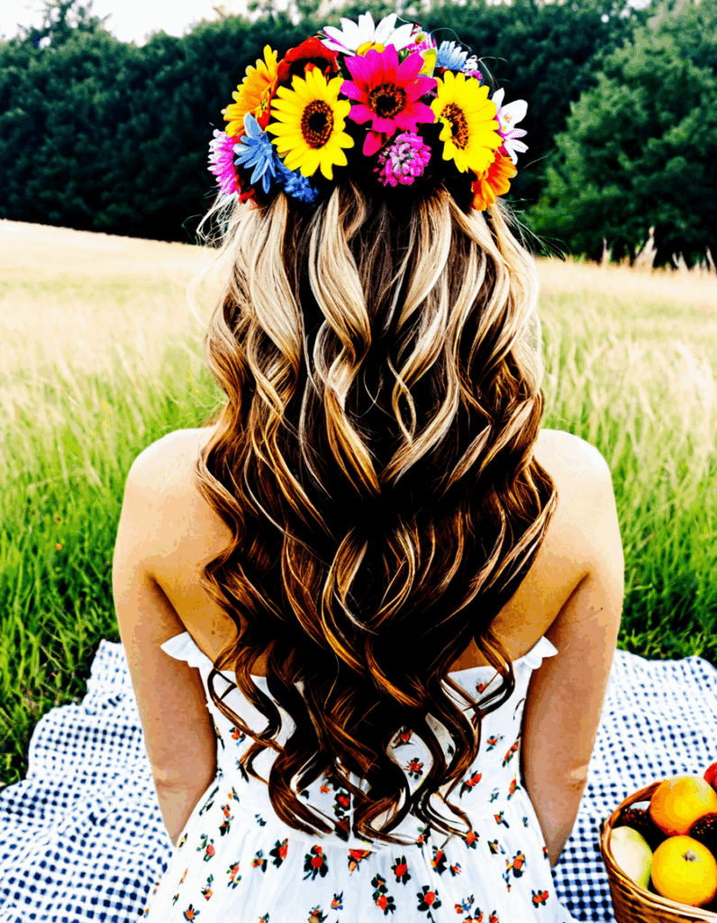 layered hair