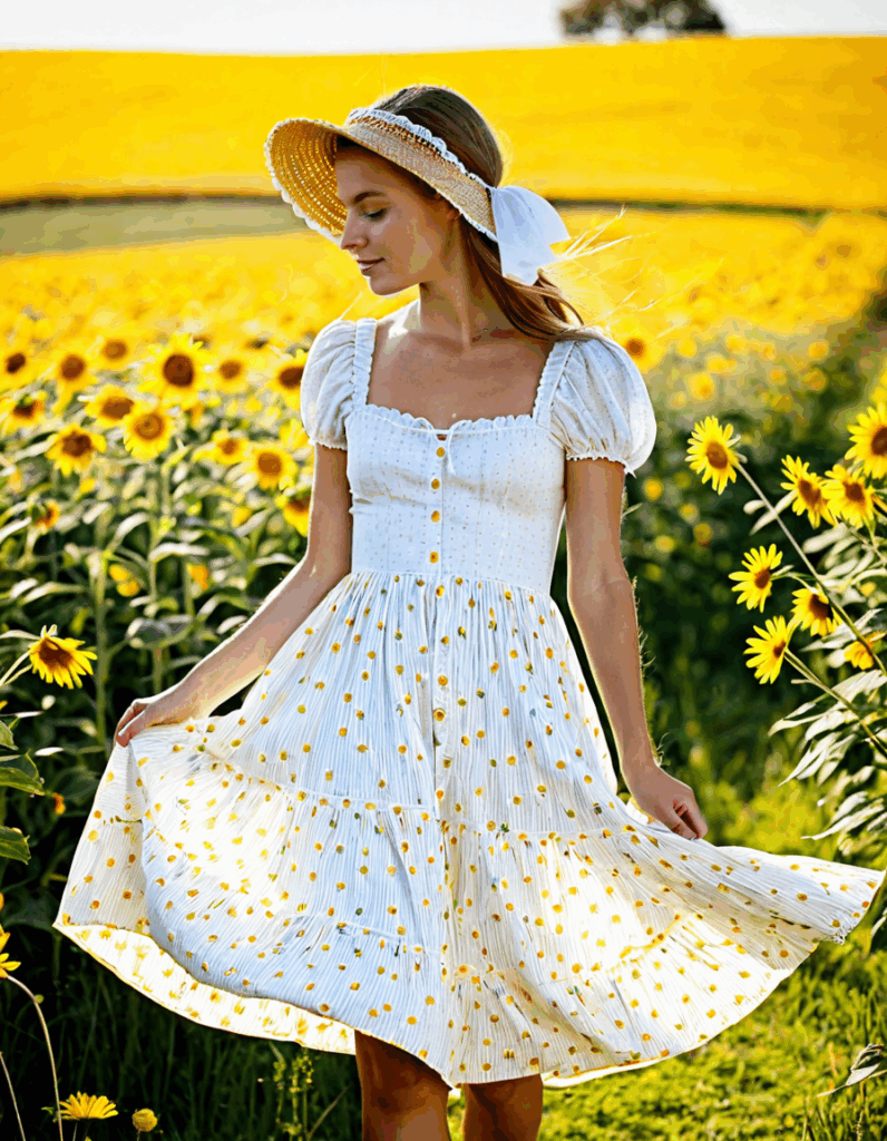 milkmaid sun dress