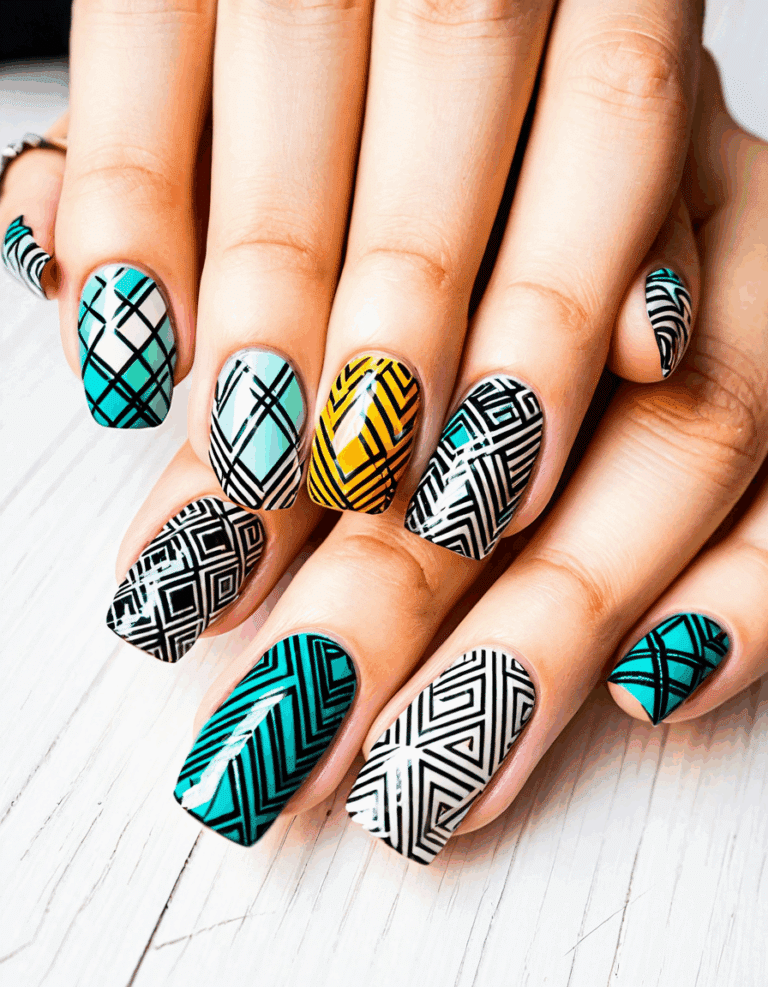nail designs for short nails