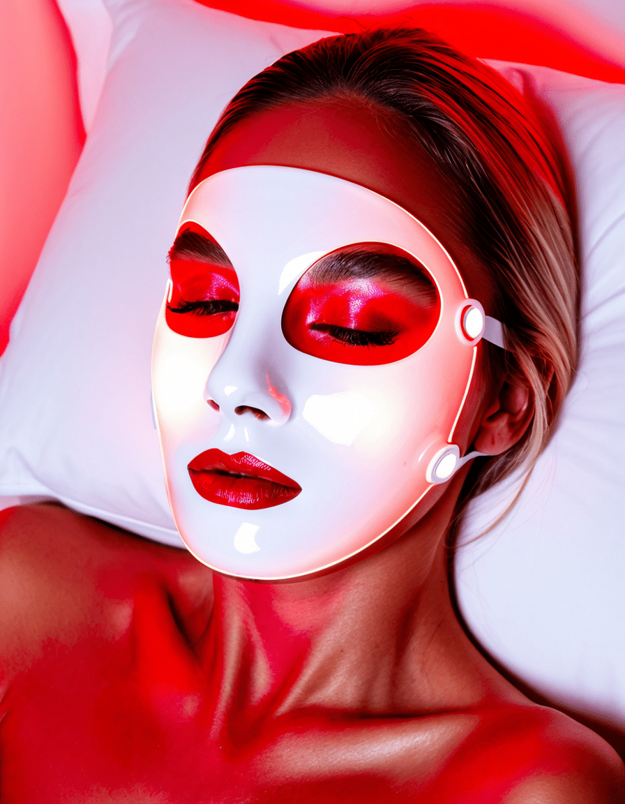 red light therapy mask