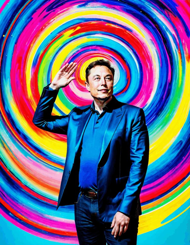 elon musk salute