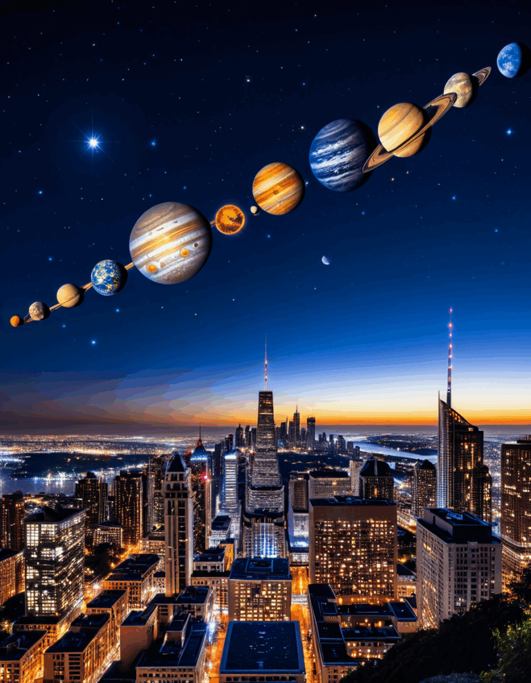planets aligning