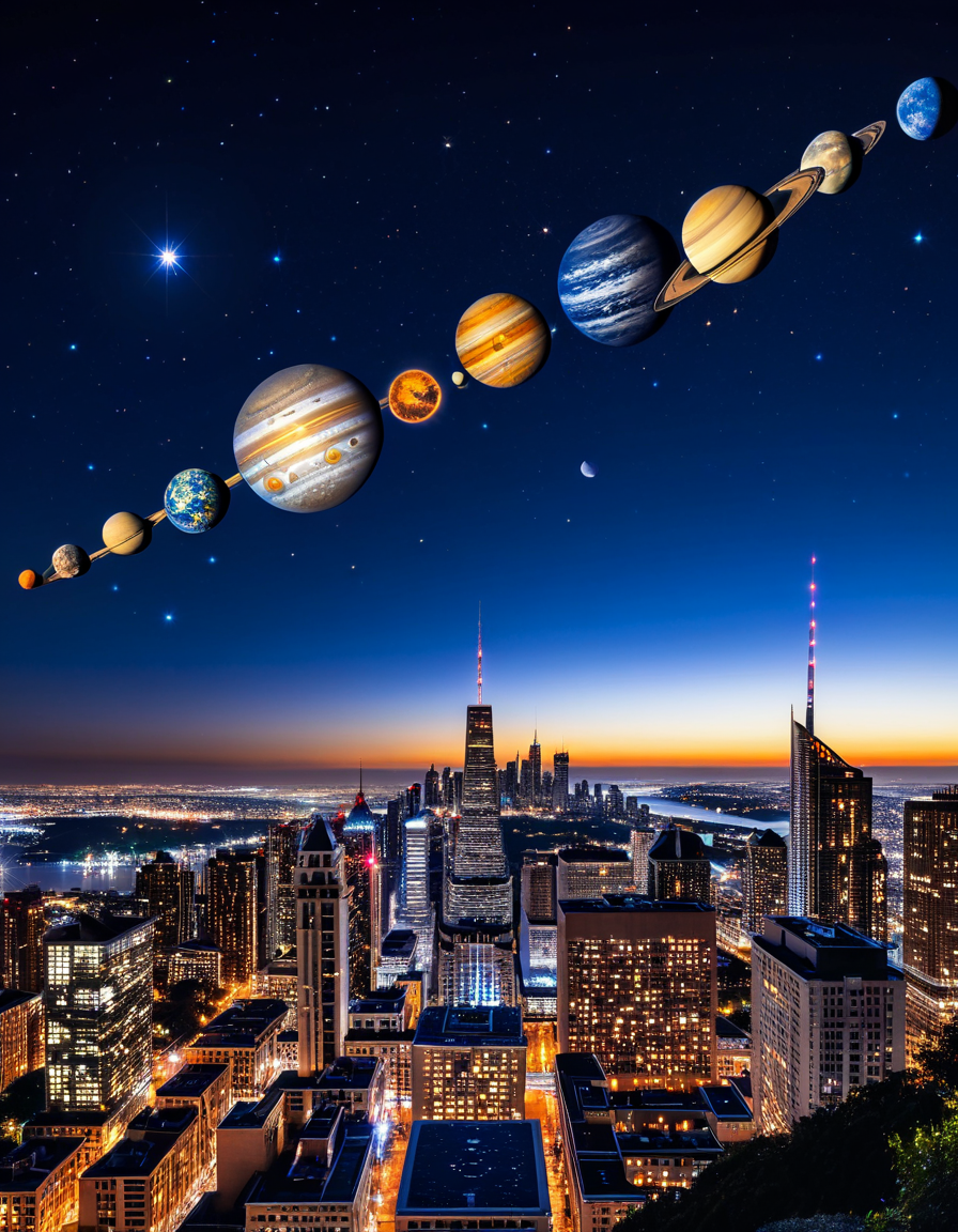 planets aligning